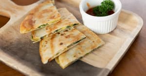 Cheese and Spinach Quesadillas