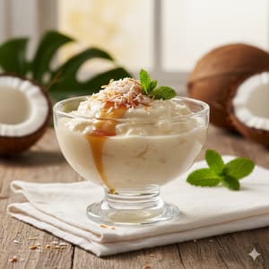 Vanilla Coconut Pudding